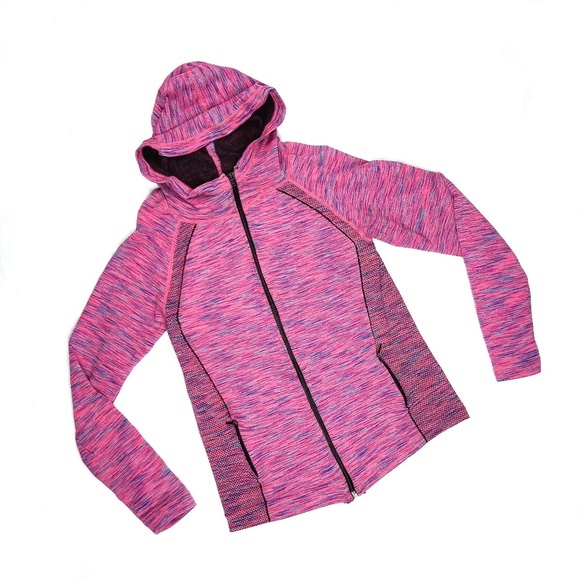 IAB MFG Pink Contour Fitness Hoodie size Small - Picture 1 of 5